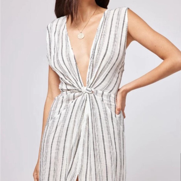 NWT New L*Space Summer Nights Stripe Down The Line Cover-Up small - Picture 9 of 11